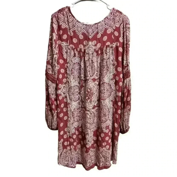 Alter'd State Paisley Long Sleeve Boho Style Dress Size‎ Small - Picture 7 of 10